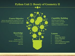 Python Unit2: Beauty of Geometry II